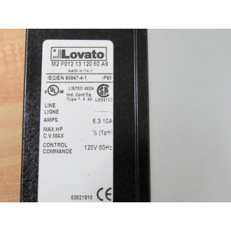 Lovato M2 P012 13 120 60 A9 Starter M2P0121312060A9-BEL