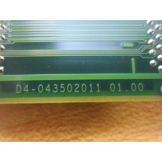 Modicon D4-043502011 16-Slot Board D4043502011 - Used