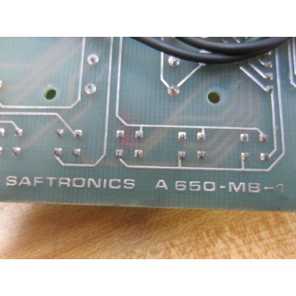 Saftronics A650-MB-2 Control Board A650MB2 - Used