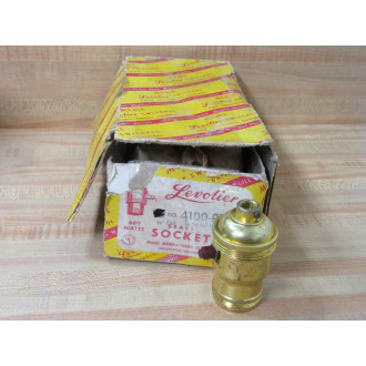 McGill 4100-PB Levolier Brass Socket 4100PB (Pack of 9)