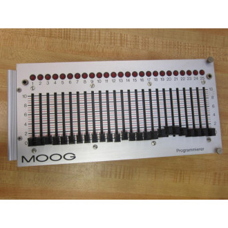 Moog D124-013-A001 Control Panel wCard D124-013 - Used