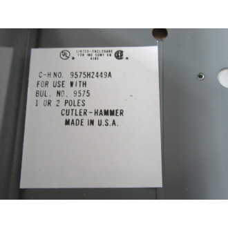 Cutler Hammer 9575H2449 Eaton Enclosure