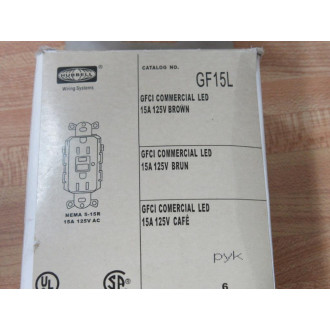 Hubbell GF15L GFCI Commercial LED Receptacle