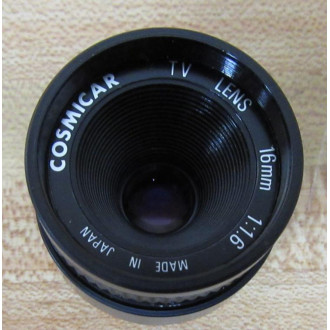 Cosmicar 16MM TV Lens - New No Box