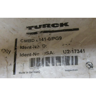 Turck CMBD 8141-0PG9 Cordset Connector U2-17341