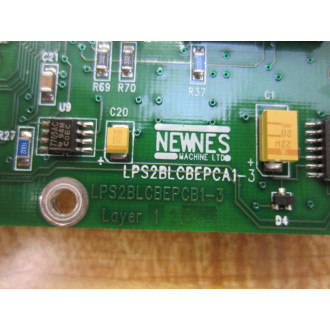 Newnes Machine LPS2BLCBEPCA1-3 Circuit Board LPS2BLCBEPCB1-3 - Used
