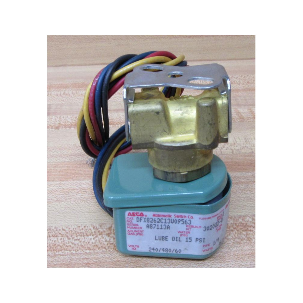 AscoRed Hat DFX8262C13V09563 Valve - New No Box AscoRed Hat DFX8262C13V09563 Valve - New No Box