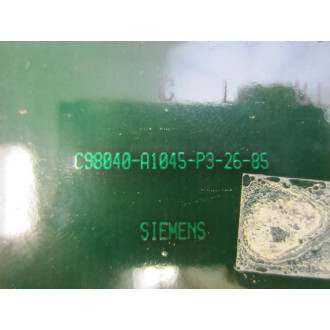 Siemens C98043-A1045-L Circuit Board C98043A1045L C98043-A1045-L1-01-05 - Used
