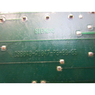 Siemens C98043-A1047-L.1.11 Board C98043A1047L111 C98043-A1047-L111-06 - Used