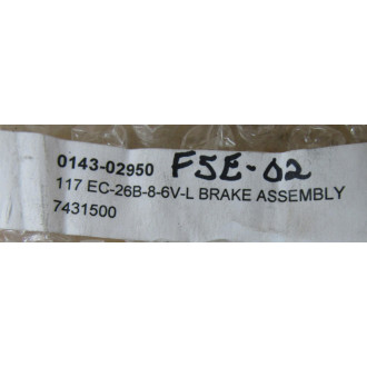 Electroid 117 EC-26B-8-6V-L Brake Assy 117EC26B86VL