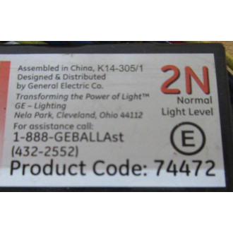 General Electric GE-240-RS-MV-N Ballast 74472 - New No Box