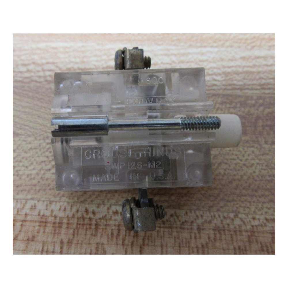 Crouse Hinds SWP126-M2 Contact Block SWP126M2 - Used