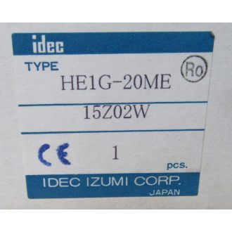 IDEC HE1G-20ME E-Stop Switch HE1G20ME