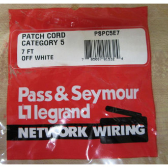 Pass & Seymour Legrand PSPC5E7 Patch Cord