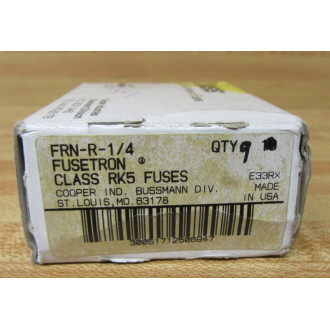 Bussman Fusetron FRN-R-14 Fuse FRNR14 (Pack of 9)