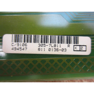 Siemens 811-0136-03 Circuit Board 811-0134-02 Cracked Connector - Used