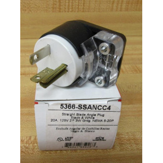 Pass & Seymour Legrand 5366-SSANCC4 Angle Plug 5366SSANCC4