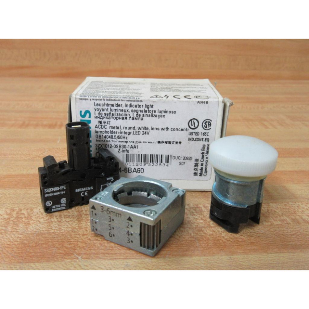 Siemens 3SB3644-6BA60 Light 3SB36446BA60 3SB3 644-6BA60