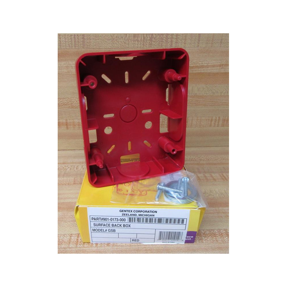 Gentex 901-0173-000 Back Box 9010173000 (Pack of 4) Gentex 901-0173-000 Back Box 9010173000 (Pack of 4)