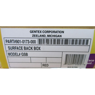 Gentex 901-0173-000 Back Box 9010173000 (Pack of 4)