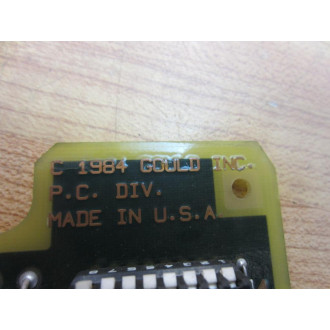 Gould C821-100 Circuit Board C821100 WWire,Cable+Connector Rev B2 - Used