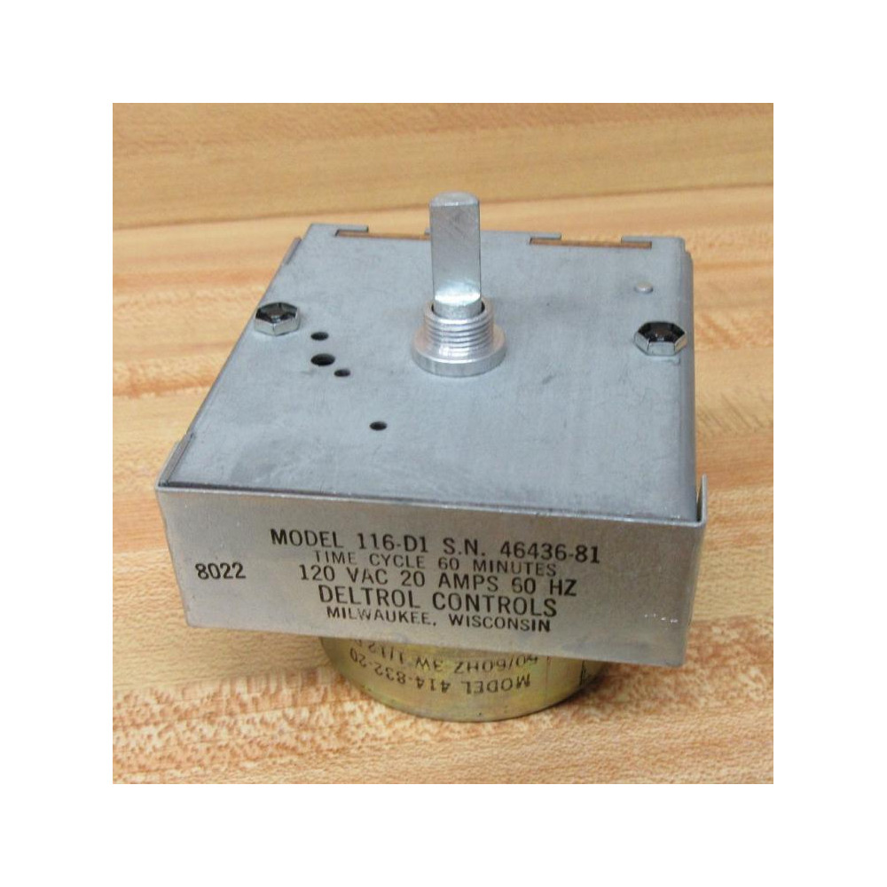 Detrol Controls 116-D1 Timer 116D1 Base Only - Used Detrol Controls 116-D1 Timer 116D1 Base Only - Used