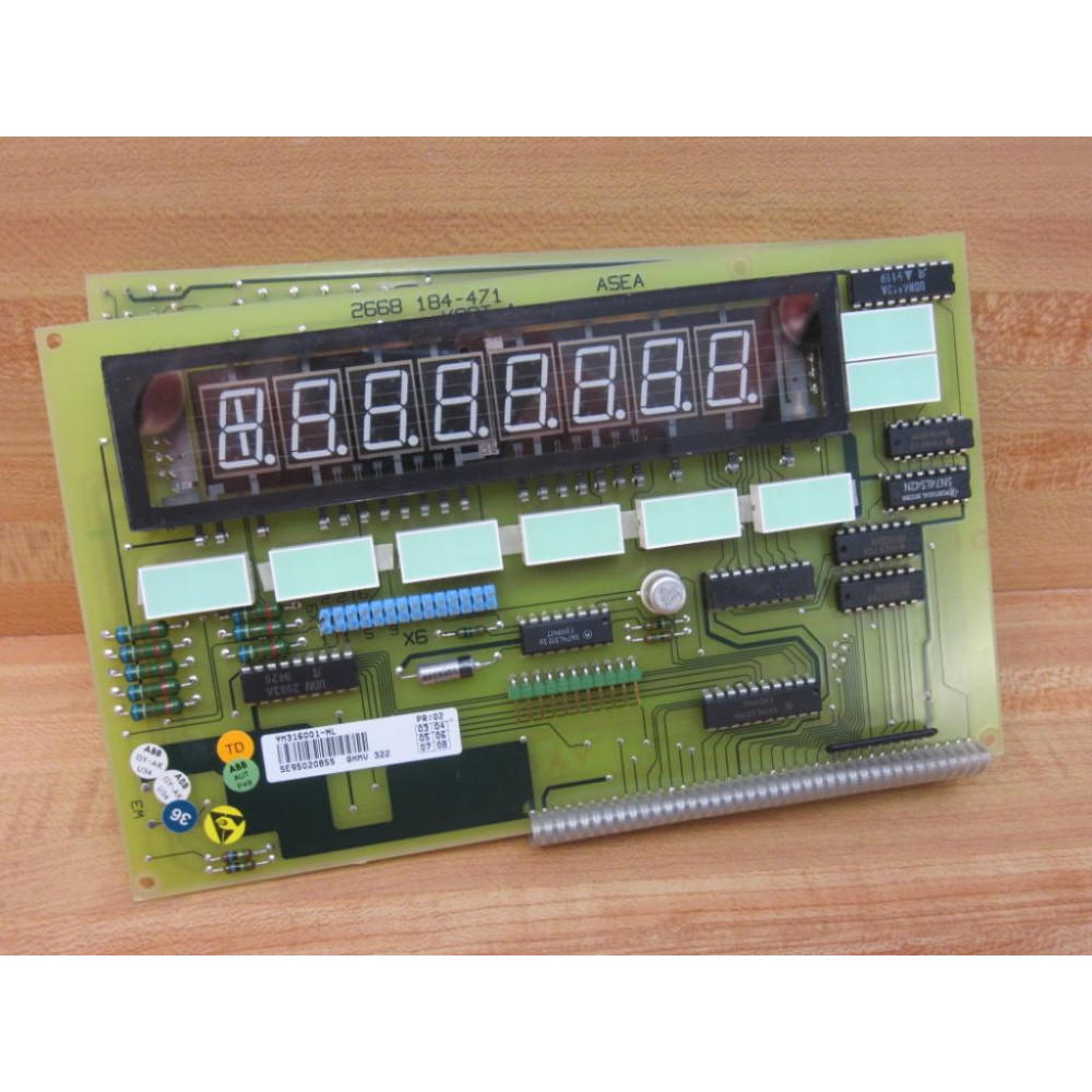 Asea YM316001-NL 2-Board Assy 2668 184-471 - Used Asea YM316001-NL 2-Board Assy 2668 184-471 - Used