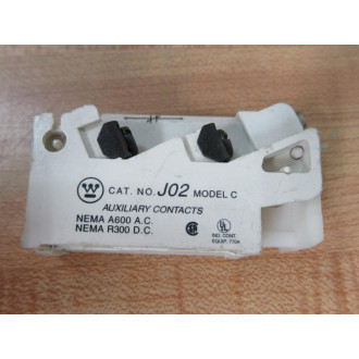 Westinghouse J02 Auxiliary Contact 9084A17G03 - Used
