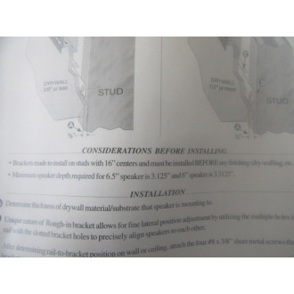 Pass & Seymour Legrand 7588 Bracket SPKBRK-8 Pass & Seymour Legrand 7588 Bracket SPKBRK-8