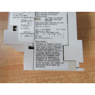 Allen Bradley 140A-C2A-B40 Manual Motor Starter 140AC2AB40