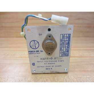 Power-One HA15-0.5 Power Supply HA1505 - Used