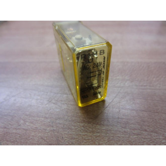 IDEC RHIB-U-AC24V Relay RH1B-U-24V AC Tested - New No Box