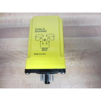 Potter & Brumfield CDB-38-70002 Relay CDB-38-70002-240VAC 0.1-5S - Used
