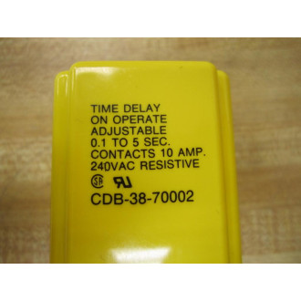 Potter & Brumfield CDB-38-70002-240VAC Relay CDB3870002-240V AC 0.1-5 Sec