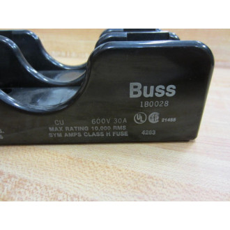 Buss 1B0028 Fuse Holder 600V 30A - Used Buss 1B0028 Fuse Holder 600V 30A - Used