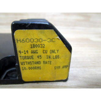Bussmann H60030-3C Fuse Block (Pack of 3) - Used Bussmann H60030-3C Fuse Block (Pack of 3) - Used