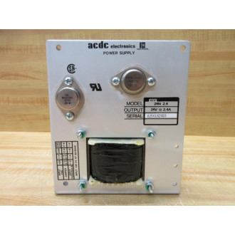 ACDC Electronics 24N2.4 Power Supply 24N24 - New No Box