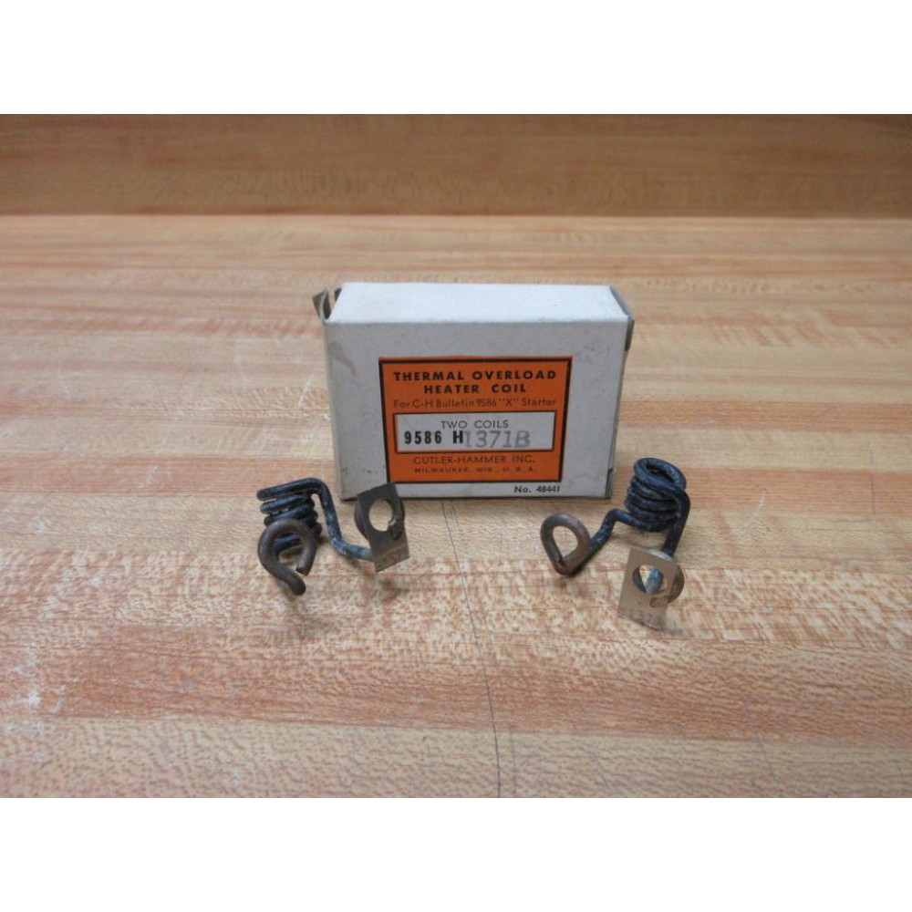 Cutler Hammer 9586-H1371B Eaton Heater Element H1371 (Pack of 2)