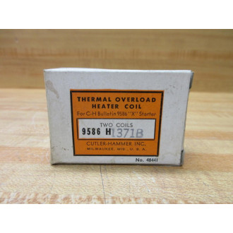 Cutler Hammer 9586-H1371B Eaton Heater Element H1371 (Pack of 2)
