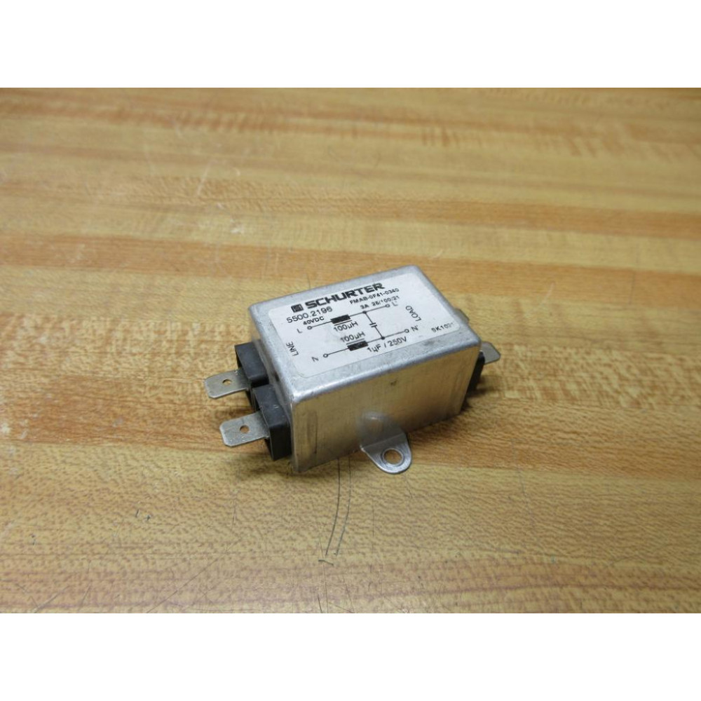 Schurter FMAB-0F41-0340 Power Line Filter 5500.2196 - Used