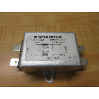 Schurter FMAB-0F41-0340 Power Line Filter 5500.2196 - Used