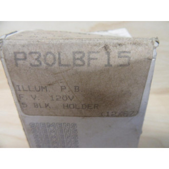 Siemens P30LBF15 Push Button Switch Amber Lens
