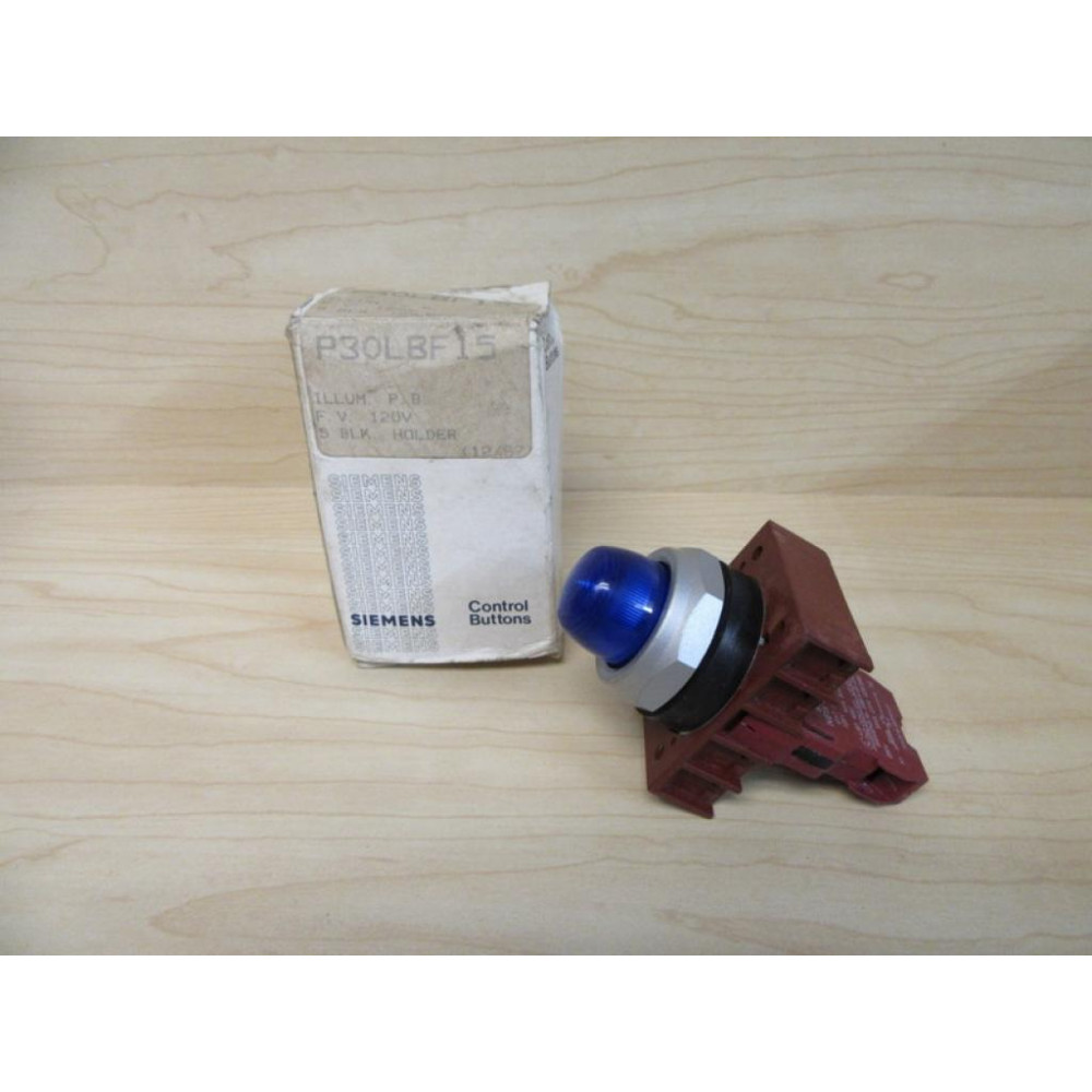 Siemens P30LBF15 Push Button Switch Blue Lens Cap Siemens P30LBF15 Push Button Switch Blue Lens Cap