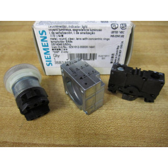 Siemens 3SB3 604-6BA70 White Button 3SB36046BA70