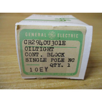 General Electric CR2940U301E Contact Block