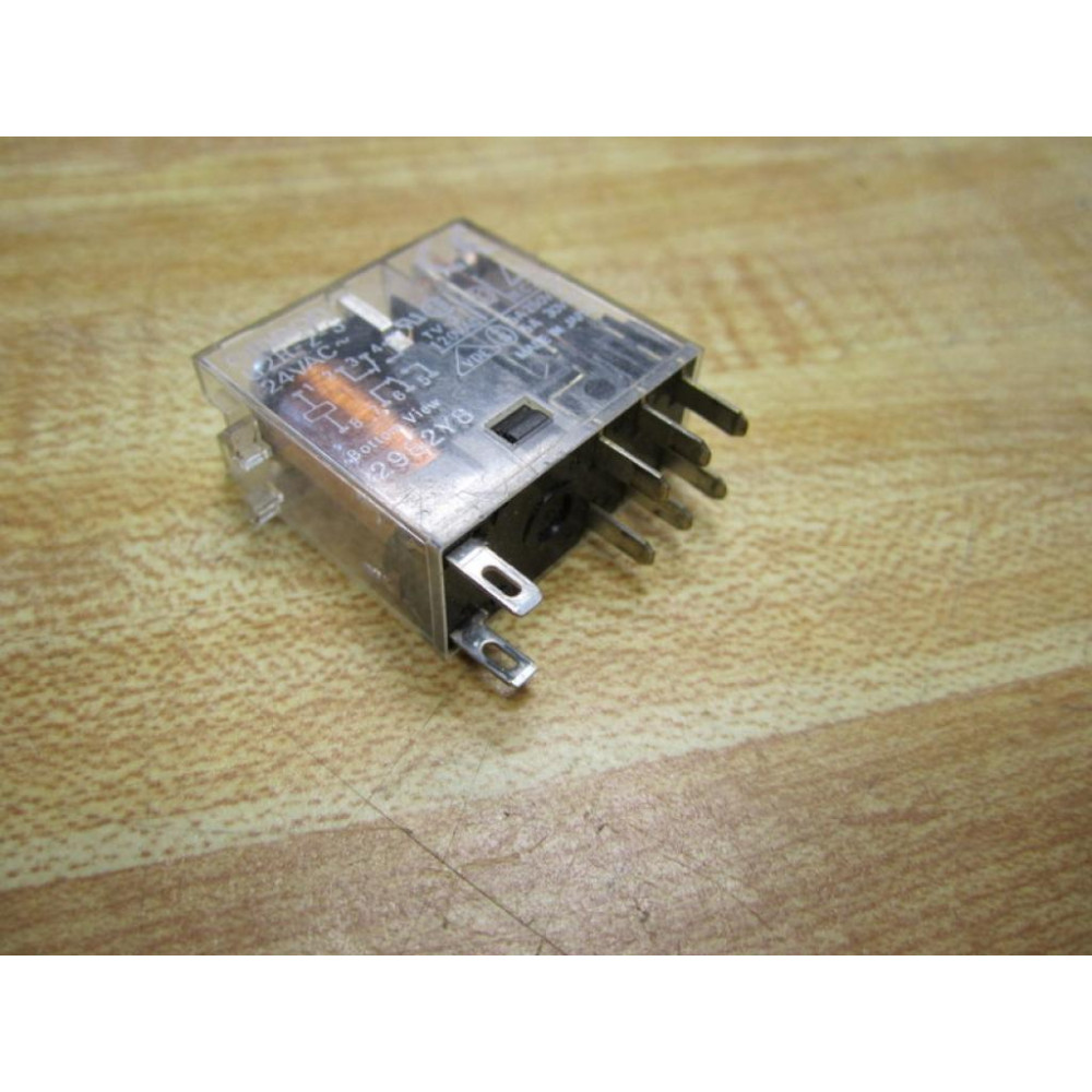 Omron G2R-2-S-24V AC Relay G2R-2-S 24VAC - Used