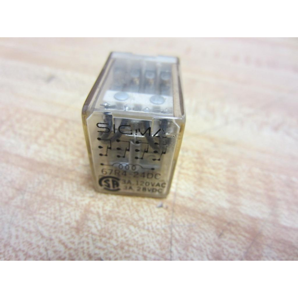 Sigma 67R4-24DC Relay 67R424DC - Used