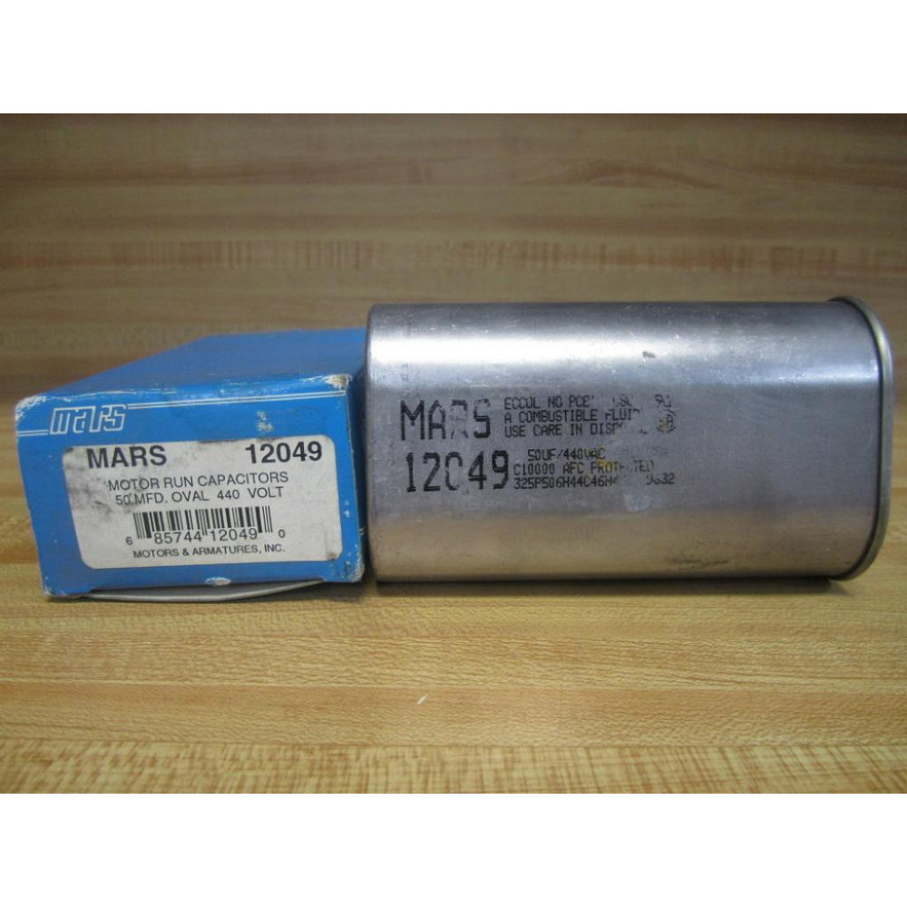 Mars 12049 Oval Single Run Capacitor