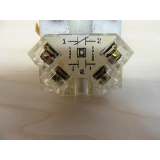 Square D 9001KT1G31 Push Button 9001-KT1G31 Domed Cap - Used