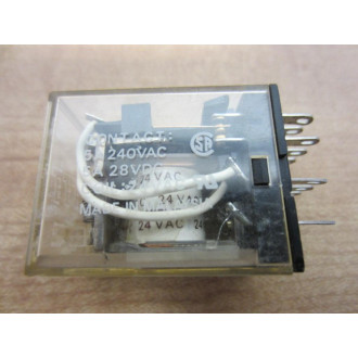 Omron MY4 Relay MY4-24V AC - New No Box